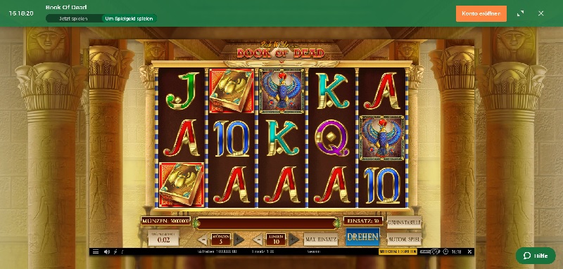 Book of Dead im Online Casino